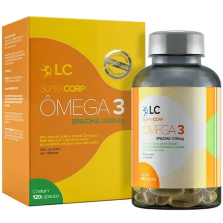 Suplemento de Ômega 3 Supracorp 1000mg 120 Cápsulas